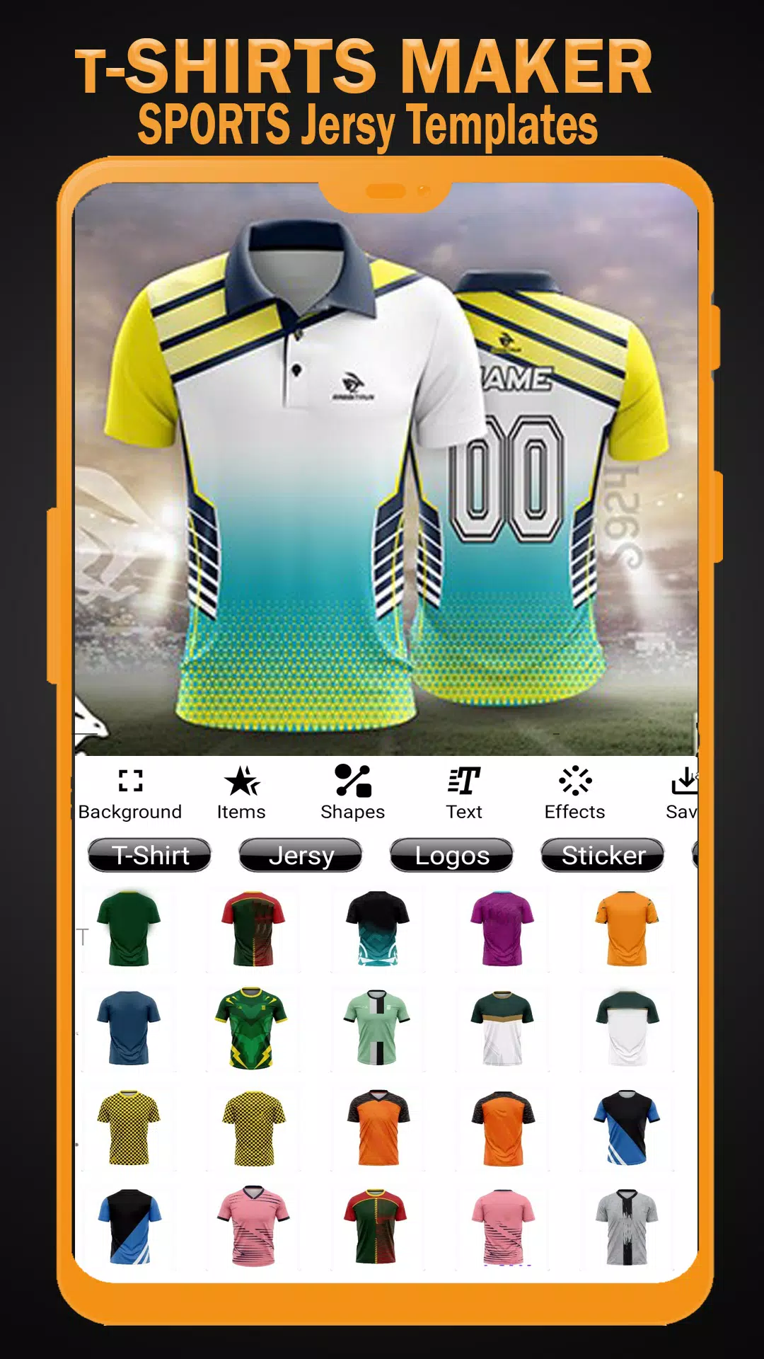 Schermata Sports T-shirt Maker&Designer 3