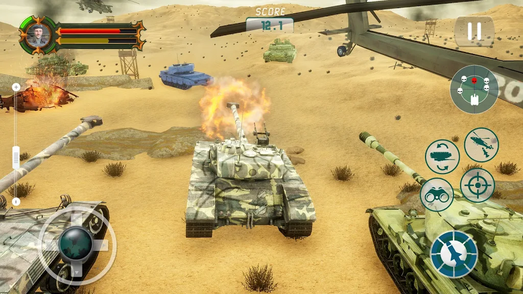 Army Tank Games Offline 3d Ảnh chụp màn hình 0