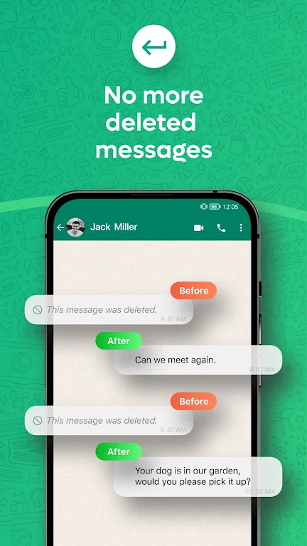 Weye: Recover Deleted Messages Zrzut ekranu 1