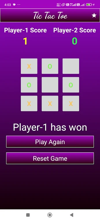 Schermata Tic Tac Toe Game App 1