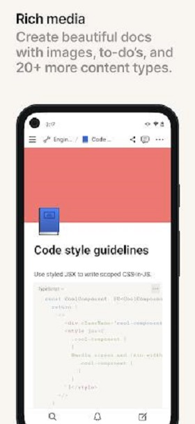 Notion - notes, docs, tasks স্ক্রিনশট 0