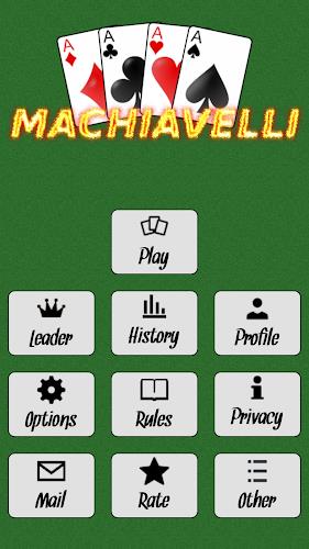 Machiavelli - Gioco di Carte Captura de tela 0