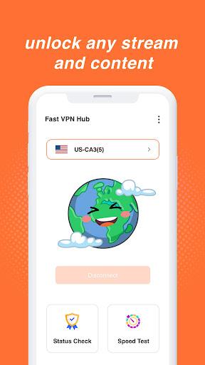 Fast VPNhub應用截圖第2張