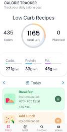 Low carb recipes diet app Tangkapan skrin 1