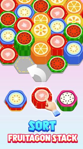 Fruitagon: Stack Sort Captura de pantalla 0