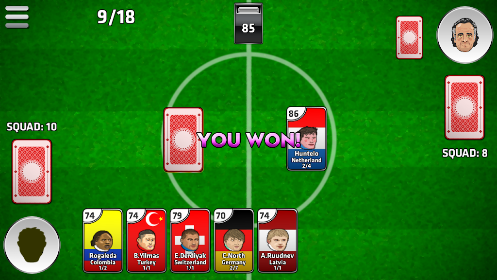 Head Soccer Cards Tangkapan skrin 1