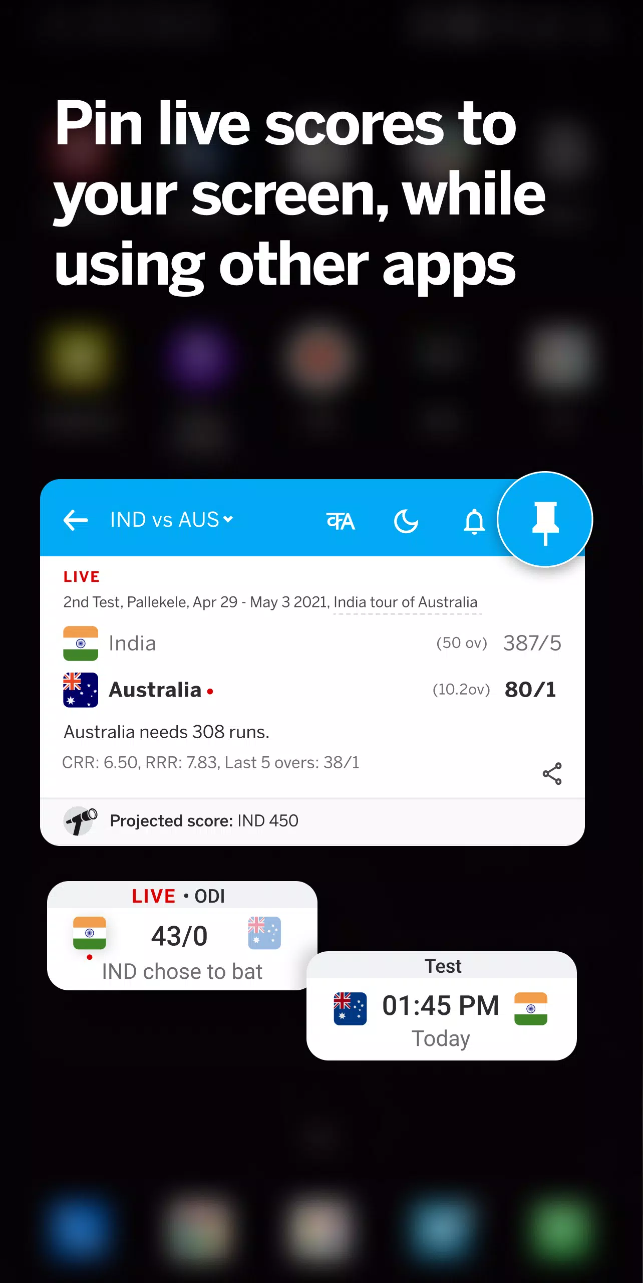 ESPNcricinfo - Live Cricket應用截圖第1張