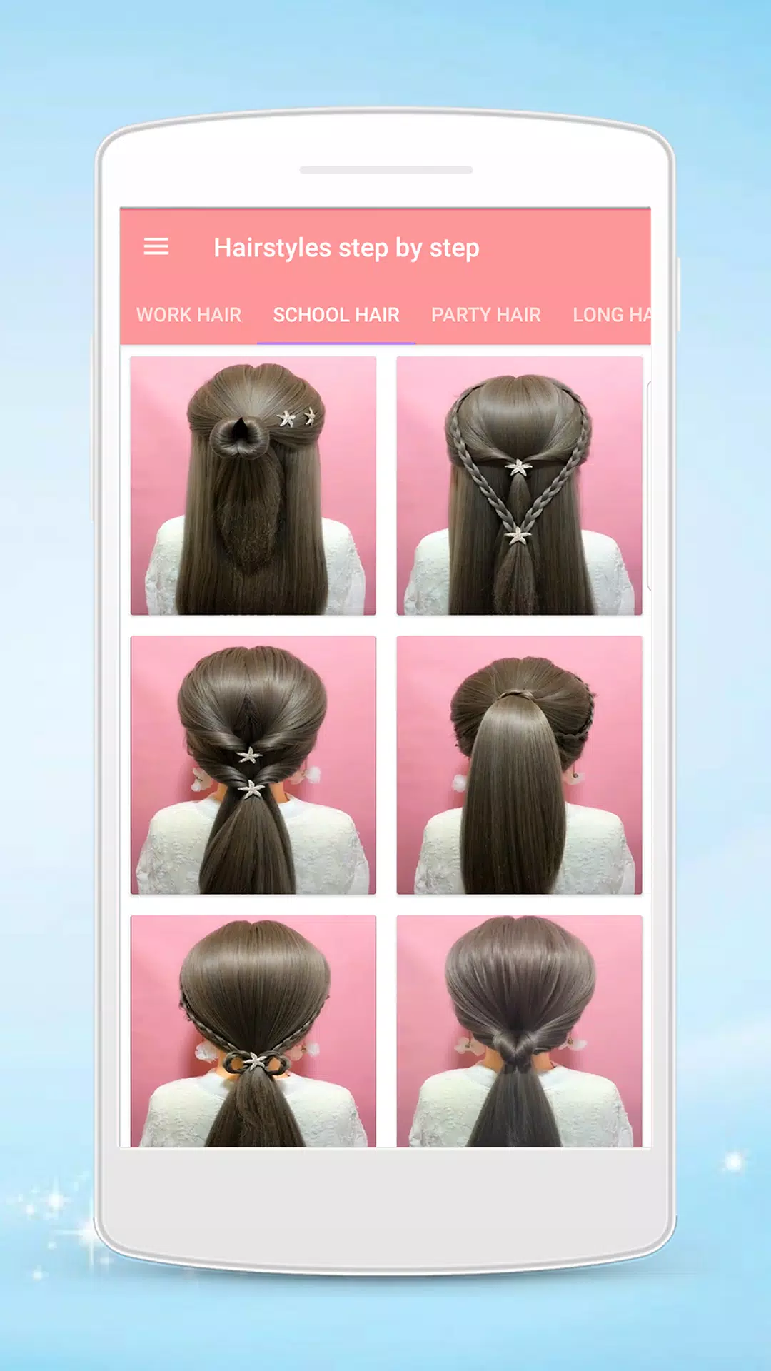 Hairstyles step by step Ảnh chụp màn hình 3