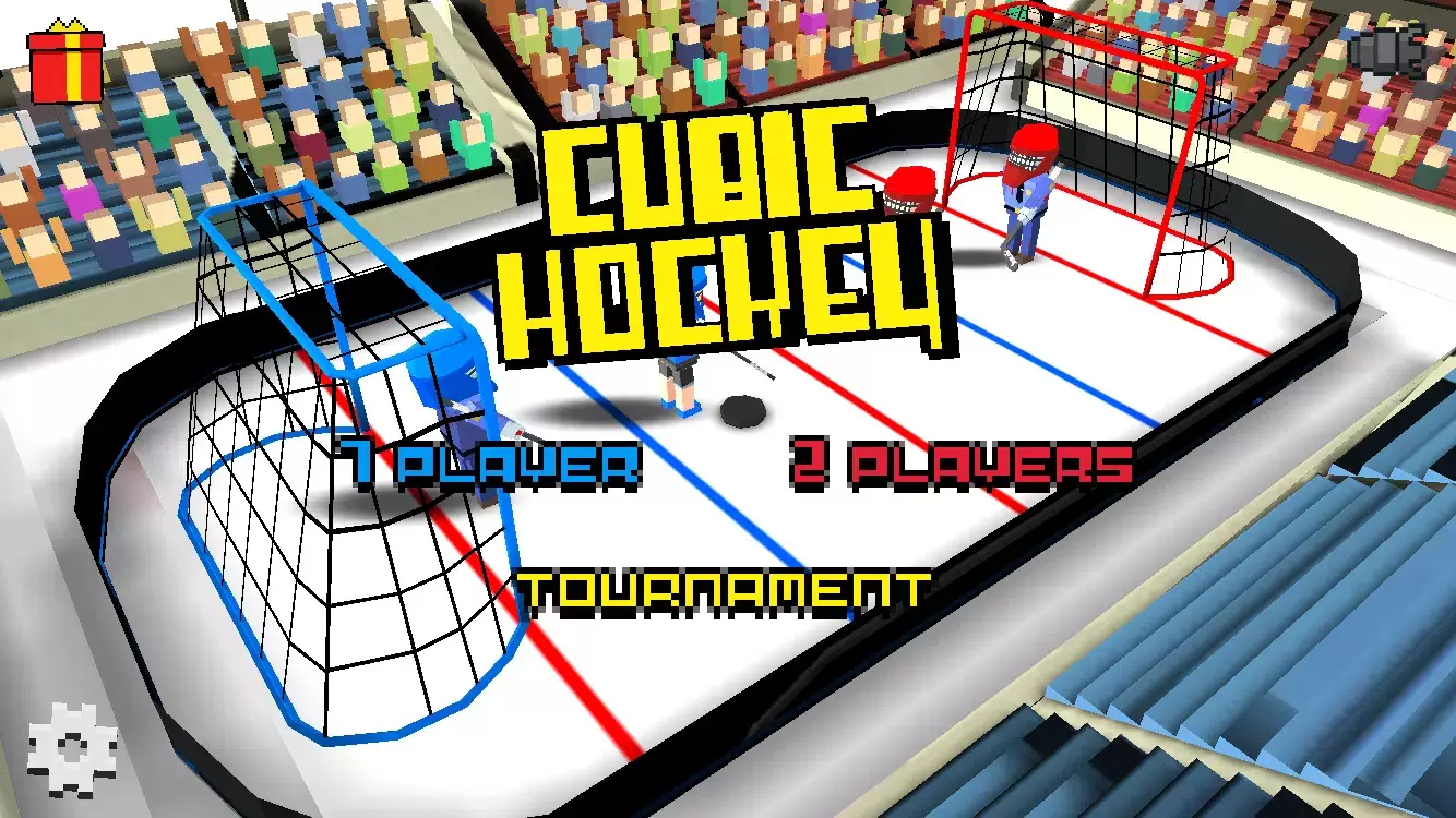 Cubic Hockey 3D Captura de pantalla 0