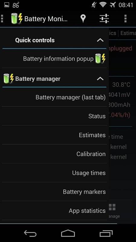 3C Battery Manager Captura de tela 1