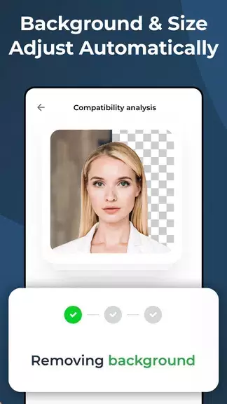 Biometrische Passbilder App Captura de pantalla 1