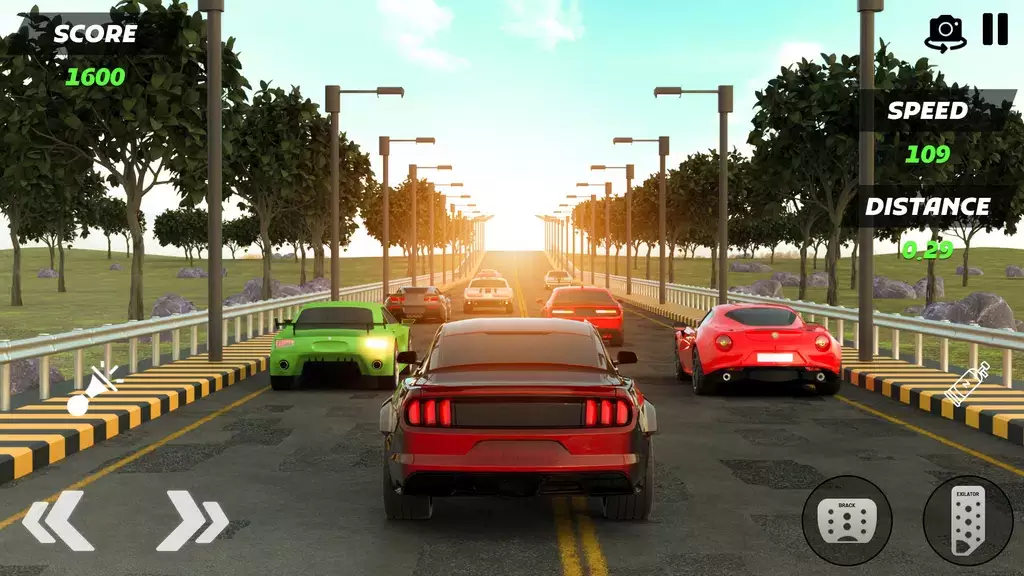 Schermata Turbo Traffic Car Racing Game 3