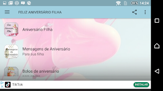 MINHA FILHA DIA NASCIMENTO Screenshot 1