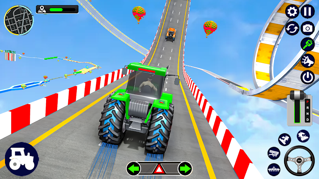 Mega Ramp Tractor Stunt Game 스크린샷 1