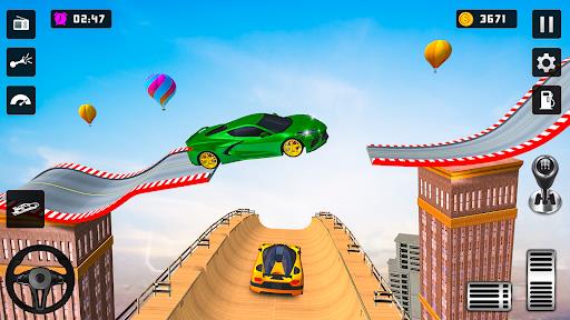 Mega Ramp Car Stunts-Car Game Ekran Görüntüsü 0