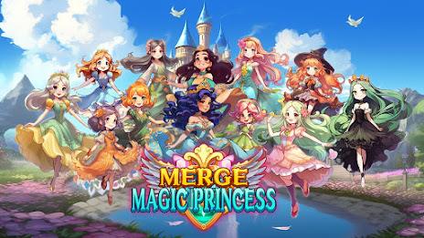 Schermata Merge Magic Princess: Tap Game 0