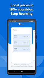 GigSky: Global eSim Data Plans स्क्रीनशॉट 1