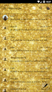 SMS Messages GlitterGold Glass Zrzut ekranu 2