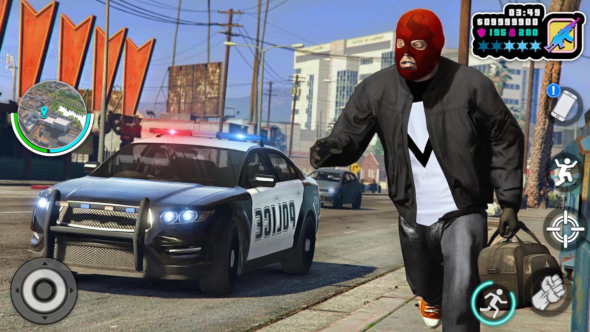 Gangster Theft Crime Simulator Ekran Görüntüsü 1