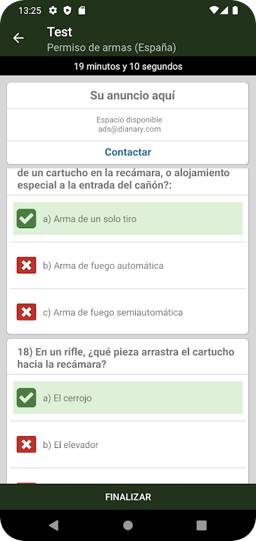 ExamenesCazador.com Ảnh chụp màn hình 3