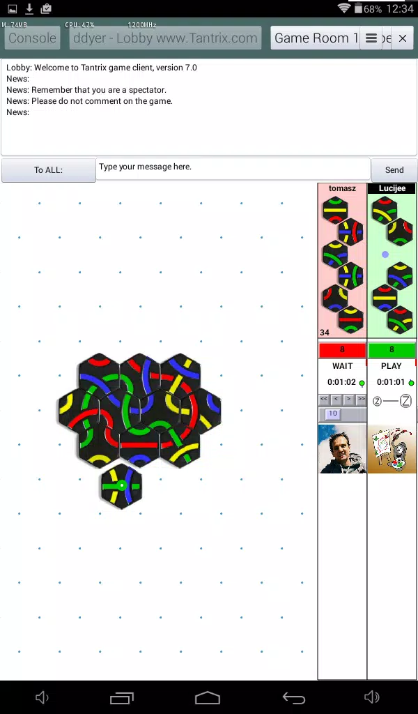 Tantrix.com スクリーンショット 2