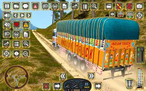 Indian Truck Offroad Cargo 3D ဖန်သားပြင်ဓာတ်ပုံ 0