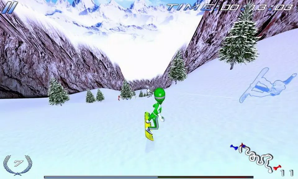 Snowboard Racing Ultimate Schermafbeelding 1