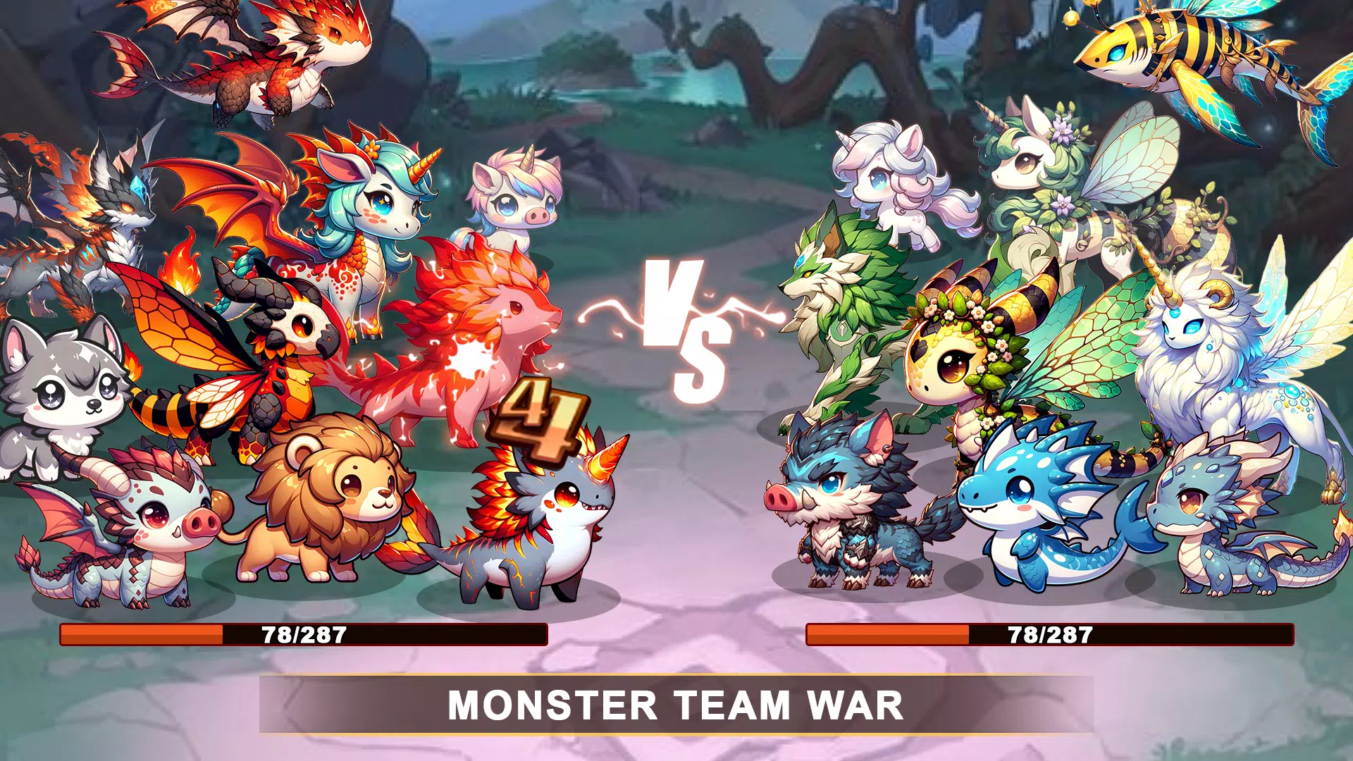 Master Fusion : Monster War स्क्रीनशॉट 1