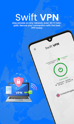 Swift VPN – Secure VPN Proxy ဖန်သားပြင်ဓာတ်ပုံ 2