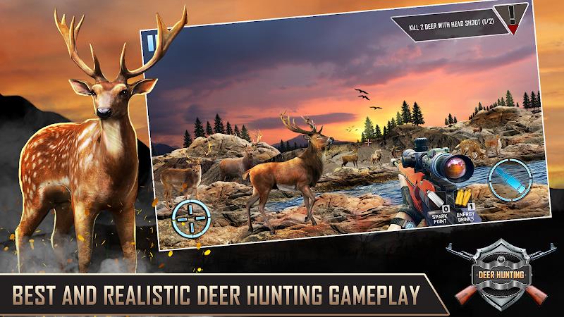 Deer Hunting Simulator Games Tangkapan skrin 0