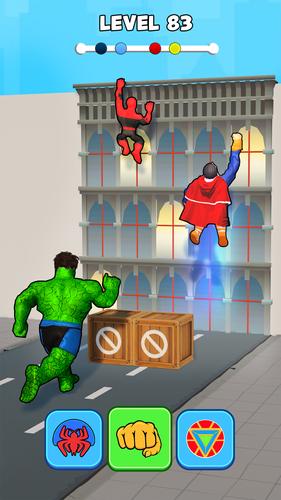 Superhero Transform Shift Game Capture d'écran 3
