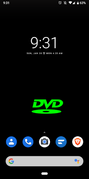 Bouncing DVD Screensaver Live Captura de tela 0