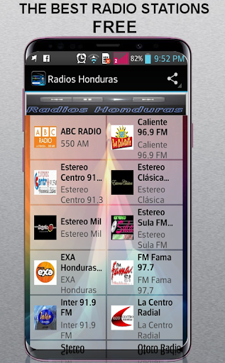 Radios Honduras स्क्रीनशॉट 1