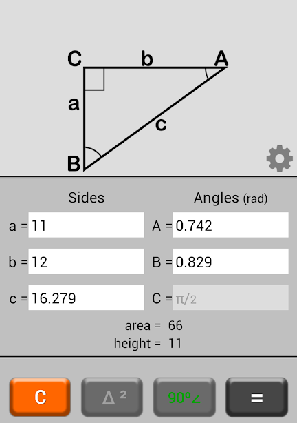 Triangle Calculator應用截圖第1張