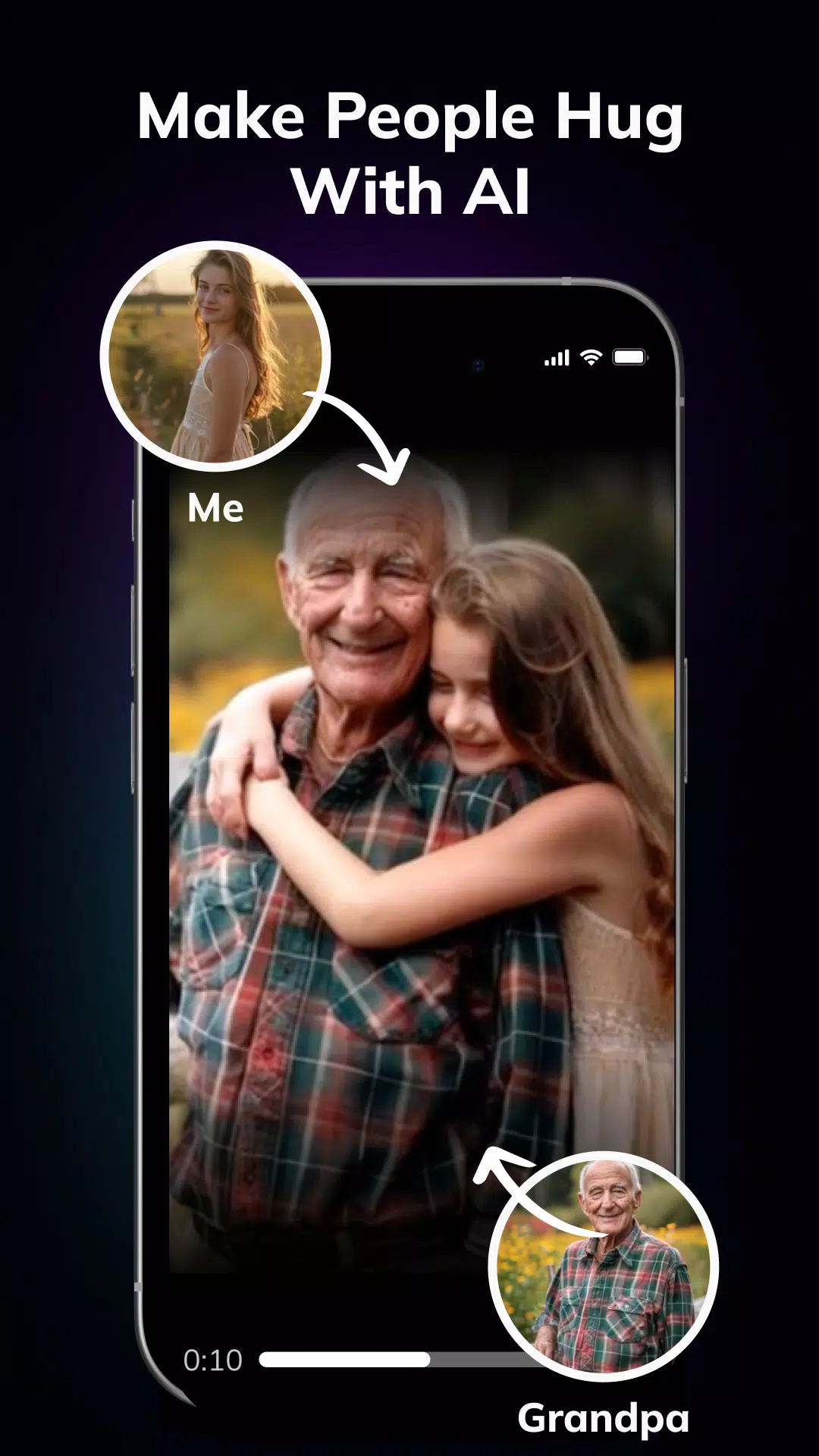 AI Hug Video Maker - Livensa Tangkapan skrin 0