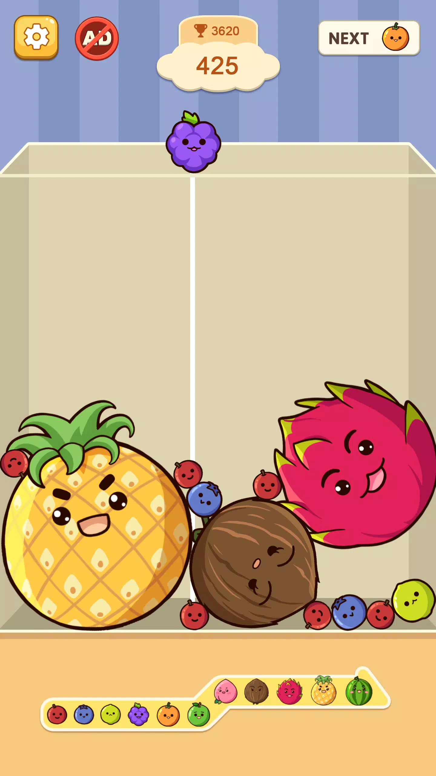 Fruit Merge: Juicy Drop Game ภาพหน้าจอ 1