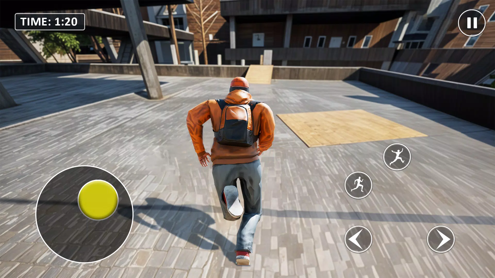 Go Up Rooftop Run Parkour Game Zrzut ekranu 1