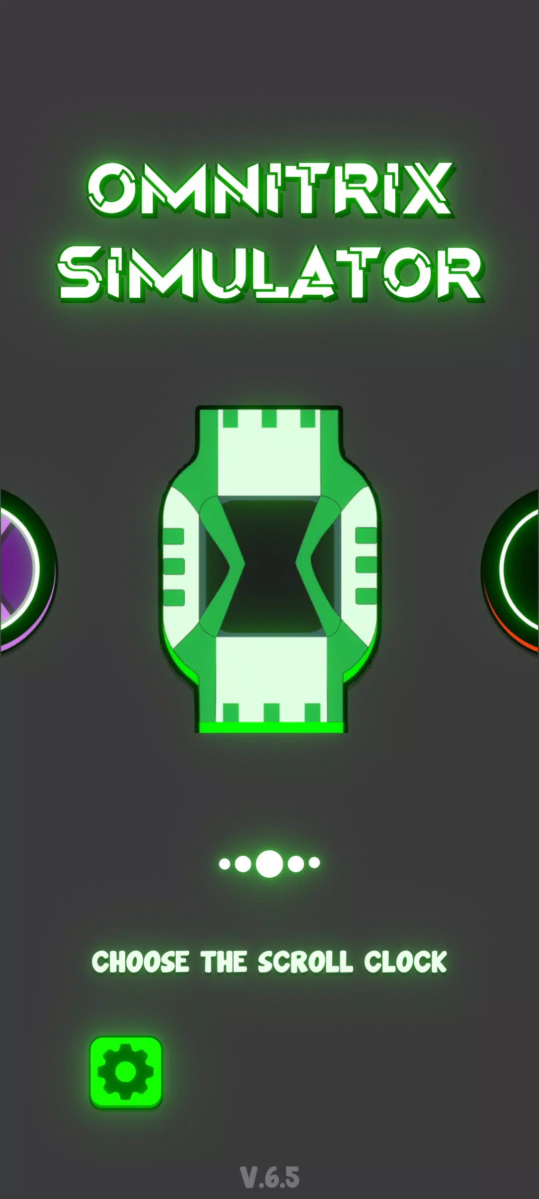 Schermata Omnitrix Universe 2