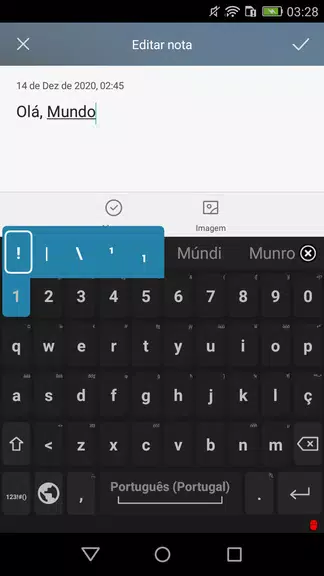 Portuguese for AnySoftKeyboard Ekran Görüntüsü 0