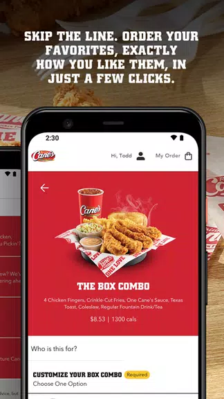 Raising Cane's Chicken Fingers Captura de tela 1