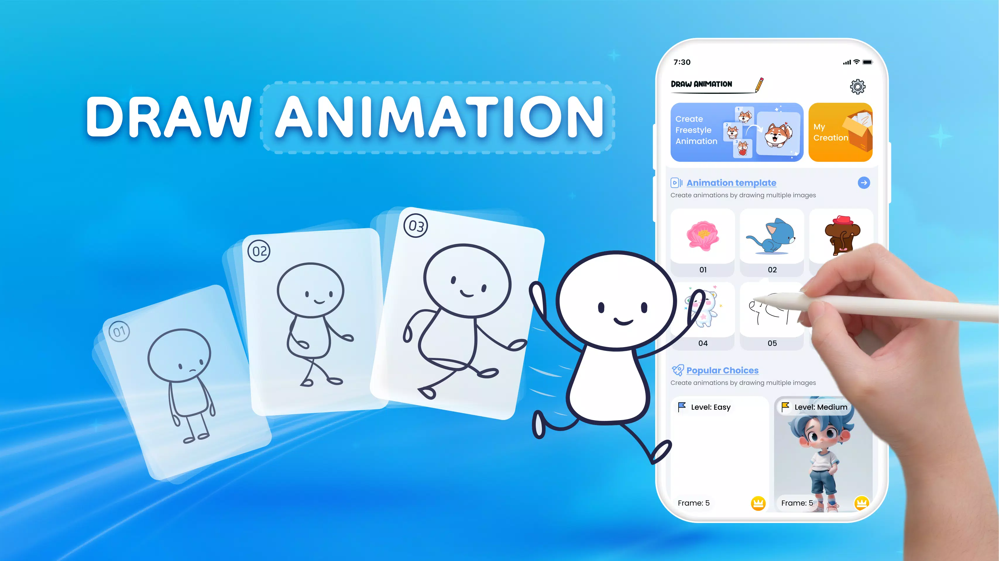 AniDraw: 2D Draw Animation Captura de pantalla 0