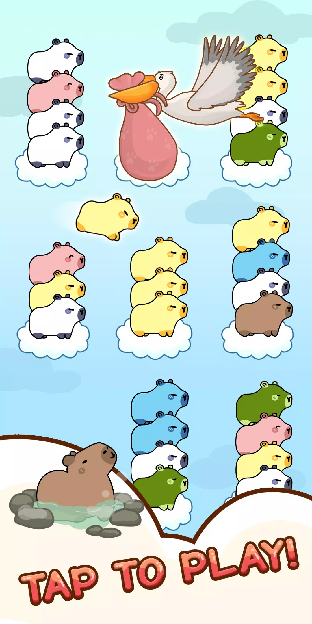 Capybara Sort ภาพหน้าจอ 0