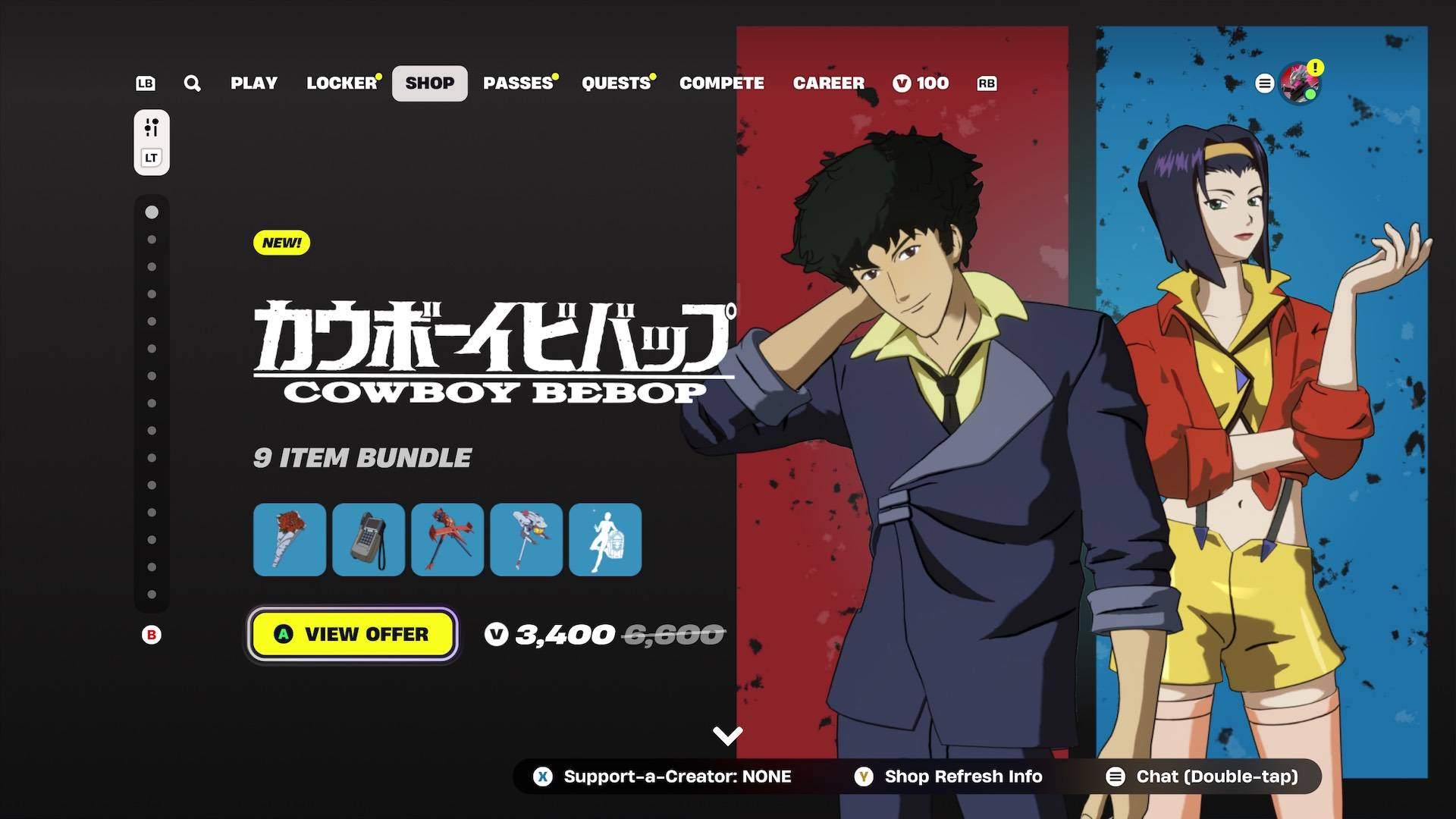 Fortnite: Guida agli obiettivi bonus di Cowboy Bebop