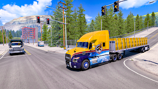 Truck Simulator : Trucker Game Captura de pantalla 2