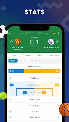 AiScore - Live Sports Scores Tangkapan skrin 3