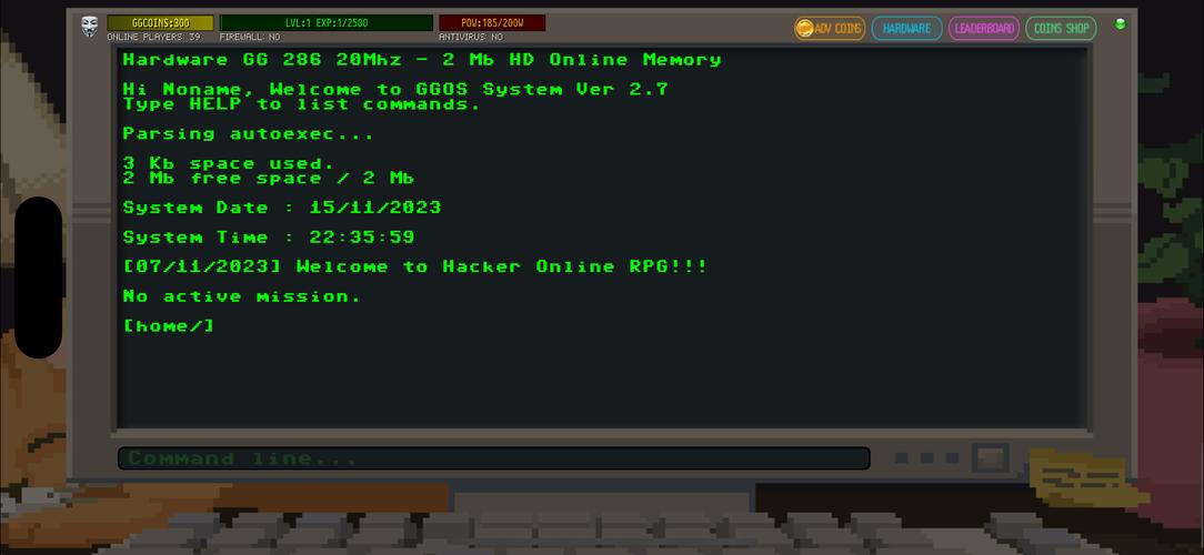 Hacker Online RPG应用截图第0张