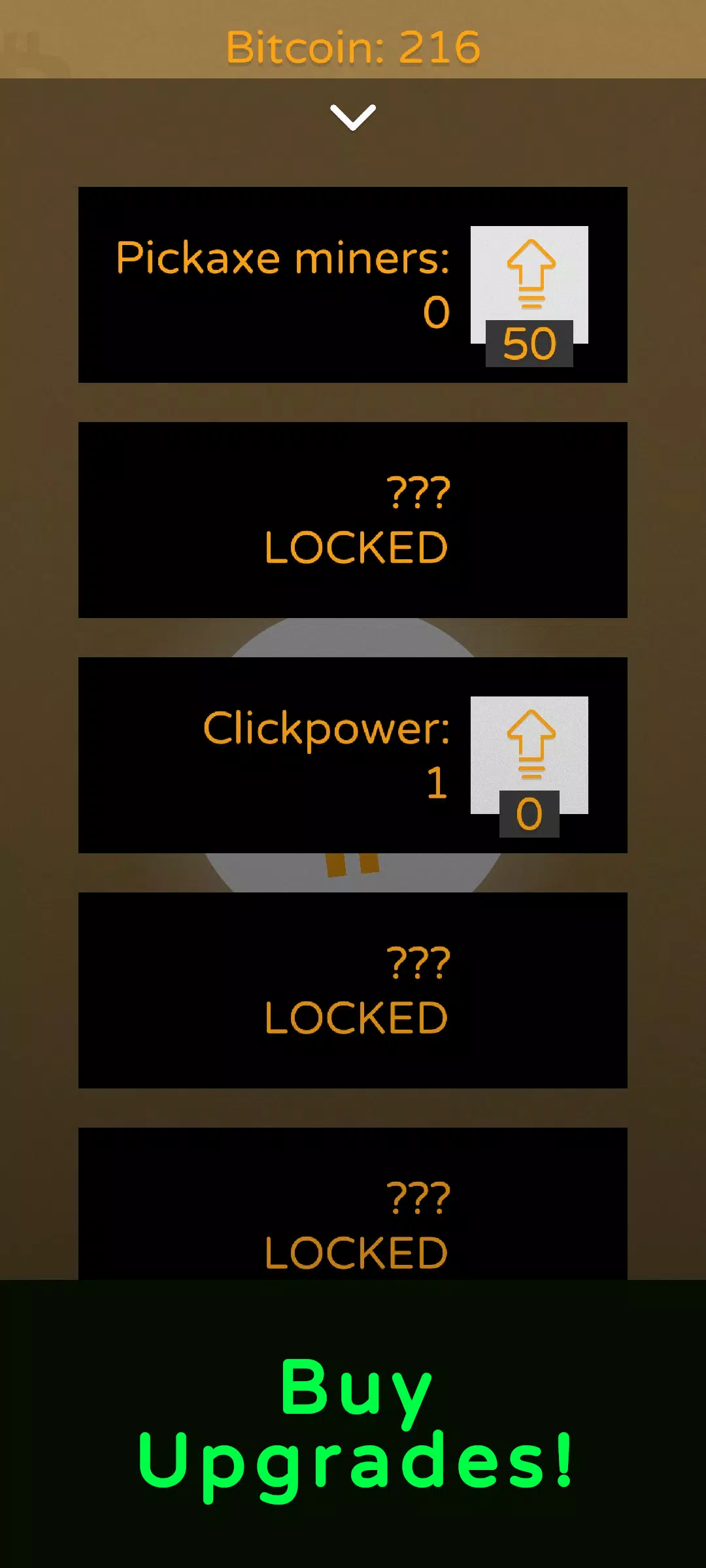 CryptoClicker ภาพหน้าจอ 1