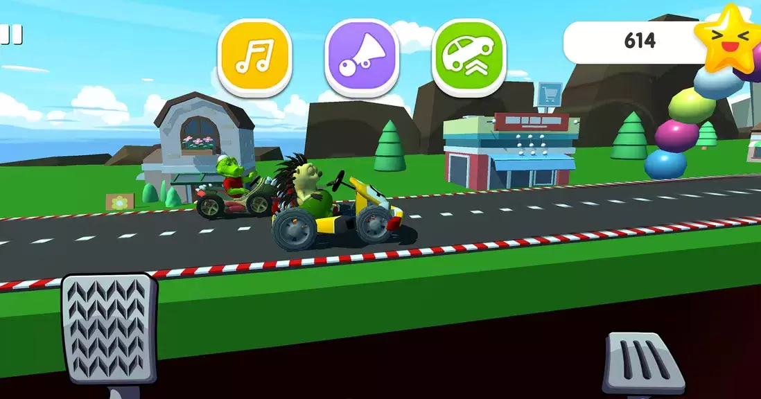 Fun Kids Cars Racing Game 2 ဖန်သားပြင်ဓာတ်ပုံ 0