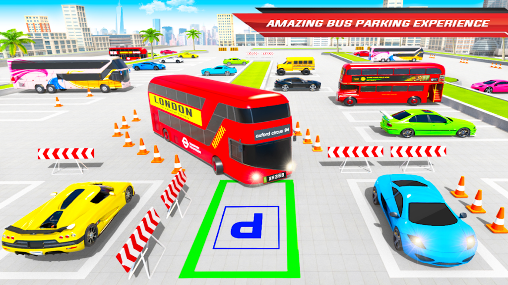 City Coach Bus Driving Sim 3D ภาพหน้าจอ 2