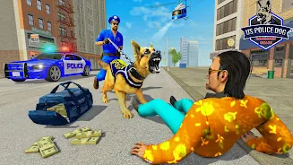 US Police Dog Crime Chase Game Captura de pantalla 1